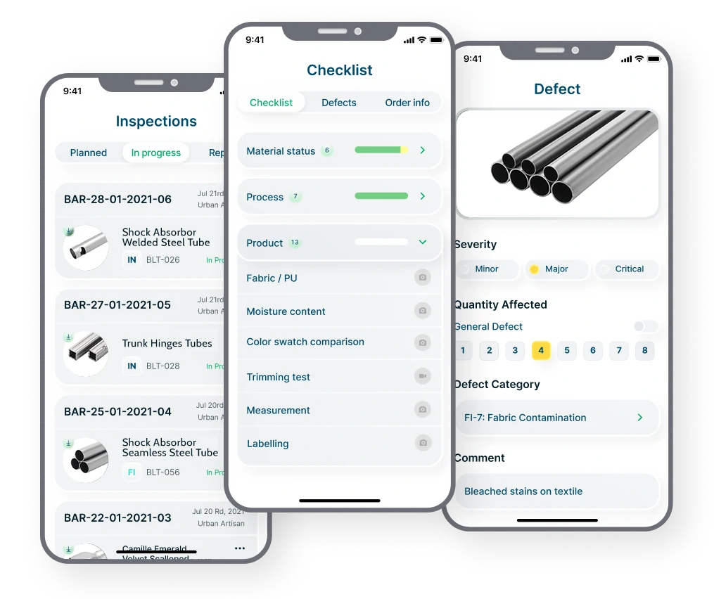 COVER EVERY STEP OF INSPECTION PROCESS COVER EVERY STEP OF INSPECTION PROCESS